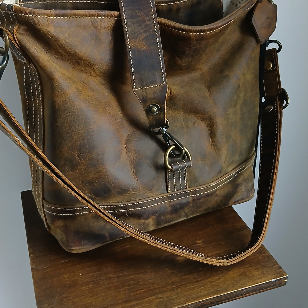 Vintage Brown Myra Shoulder Bag